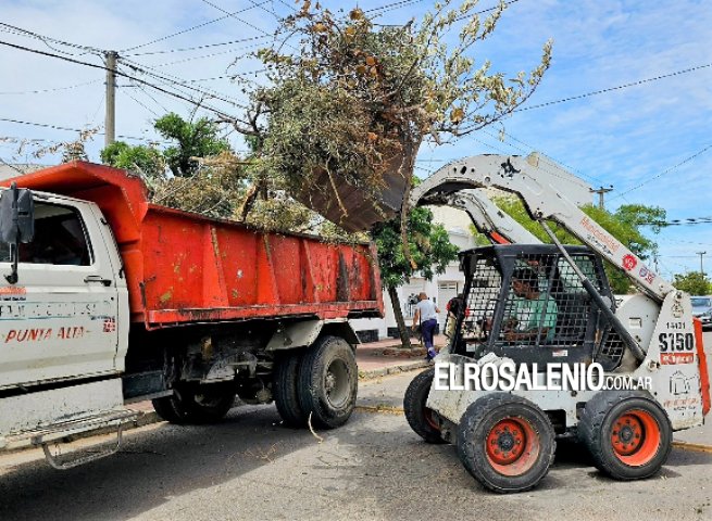 Continúan los trabajos de limpieza en la ciudad