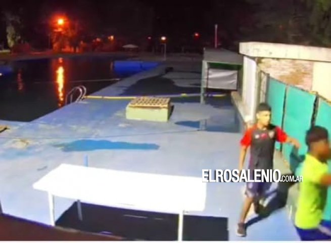 Reconocieron a dos sujetos que entraron a robar en el Complejo Quirós