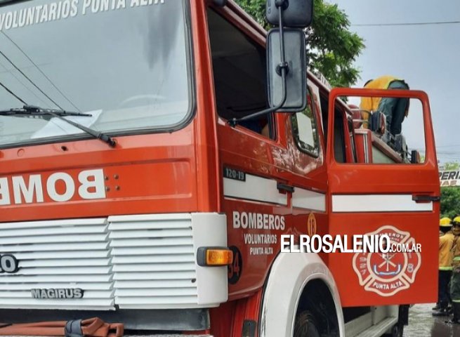 Un desperfecto eléctrico movilizó a los bomberos