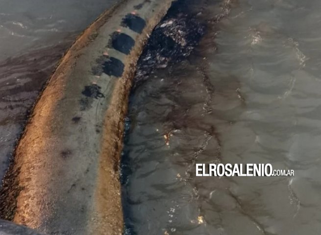 Derrame de petróleo: La Provincia suspendió las operaciones de la empresa Oiltanking 