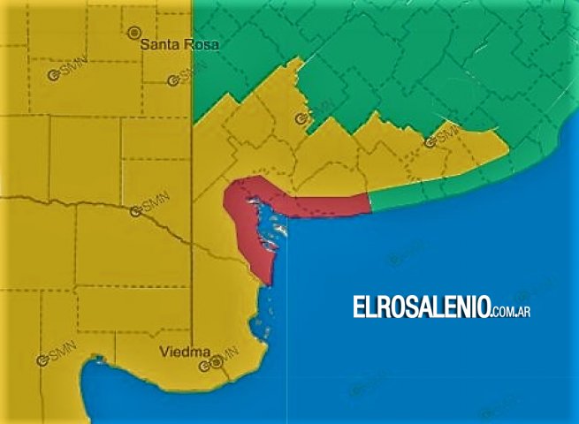 Alerta Roja en Coronel Rosales por altas temperaturas