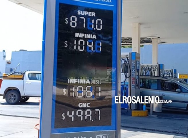 Así quedaron los valores de los combustibles tras el nuevo aumento