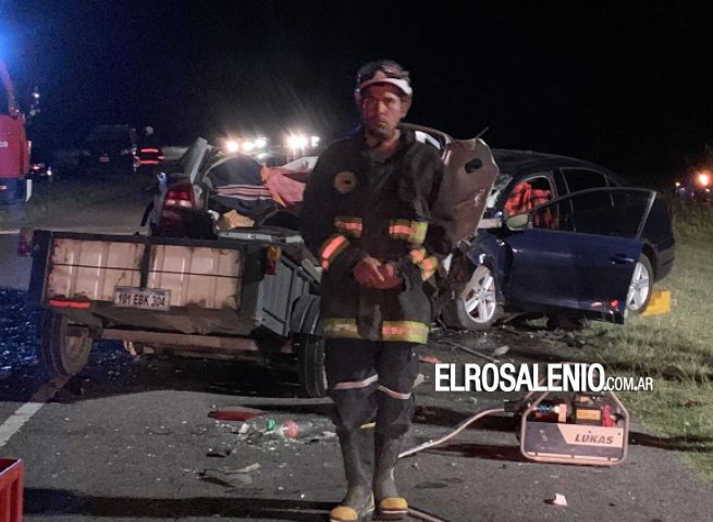 Cinco muertos en choque fatal sobre ruta 73