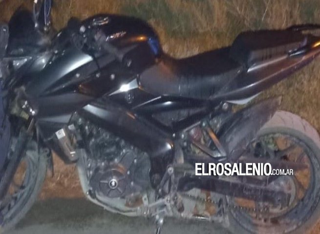 Conducía una moto robada y quedó aprehendido