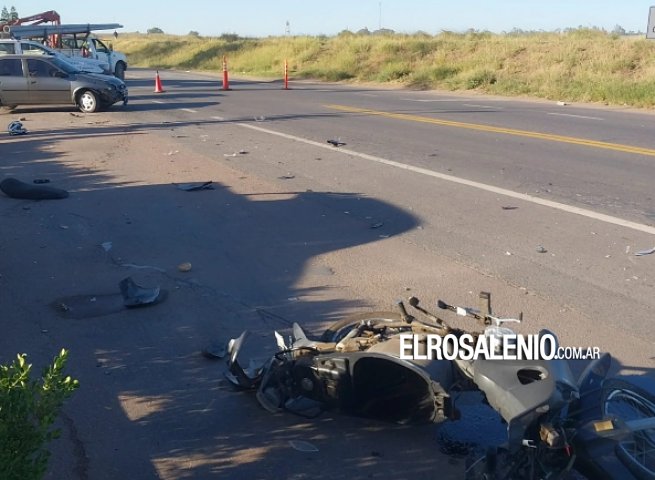 Accidente en Colón y Río Limay: “A mi hija le salvó la vida el casco”
