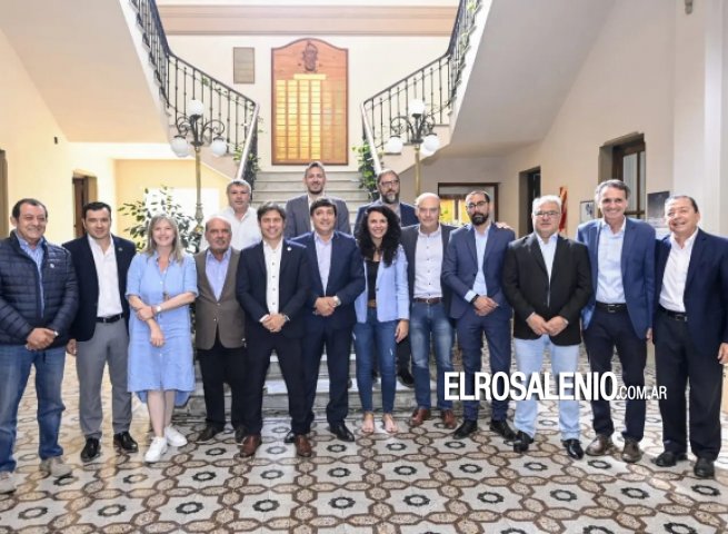 Aristimuño se reunió con Kicillof en Coronel Suárez