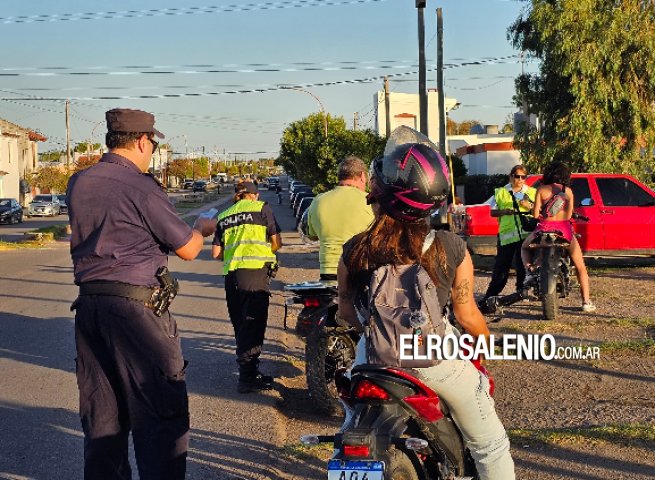 Secuestran 17 motos por falta de documentos e infracciones