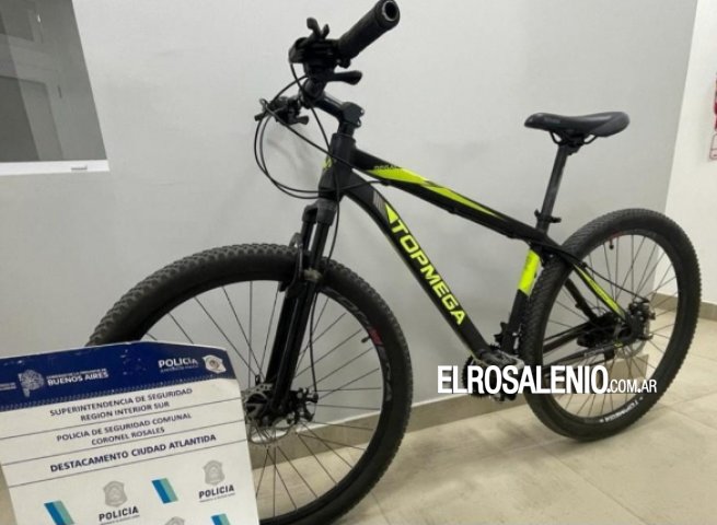 Recuperaron una bicicleta que había sido robada