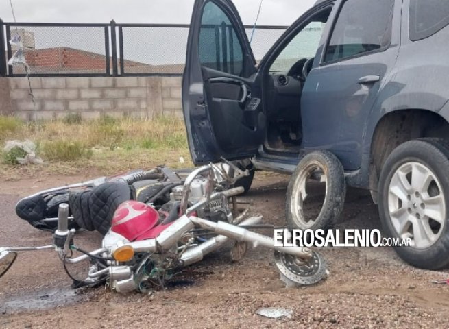 Otra vez un accidente en el ingreso a la ciudad por calle Colón