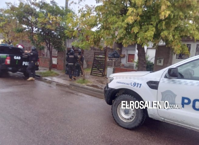 Allanamiento con resultado positivo por un robo en Pehuen Co