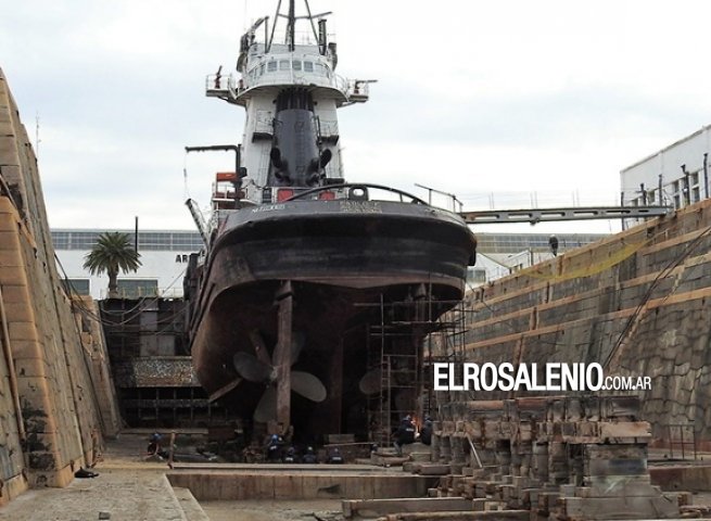 Sin sufrir heridas de gravedad, un operario se accidentó en el Dique N°1