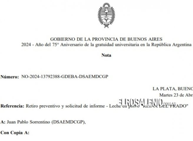 Recomiendan no consumir leche en polvo “Reina del Prado” repartida en escuelas