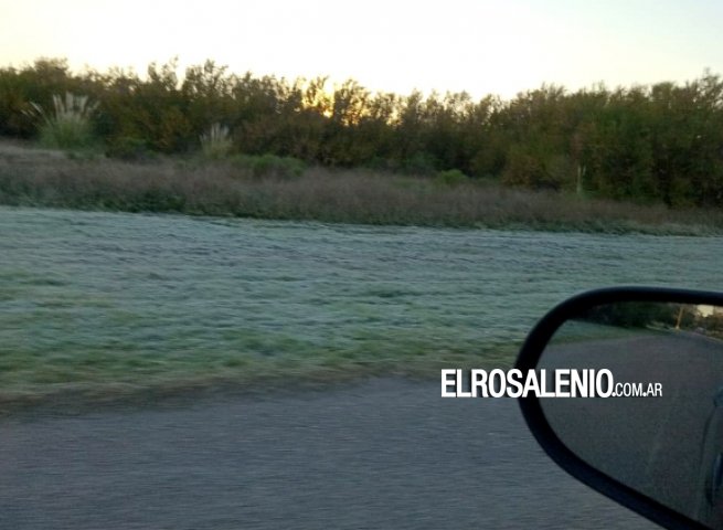 Llegaron las primeras heladas del año
