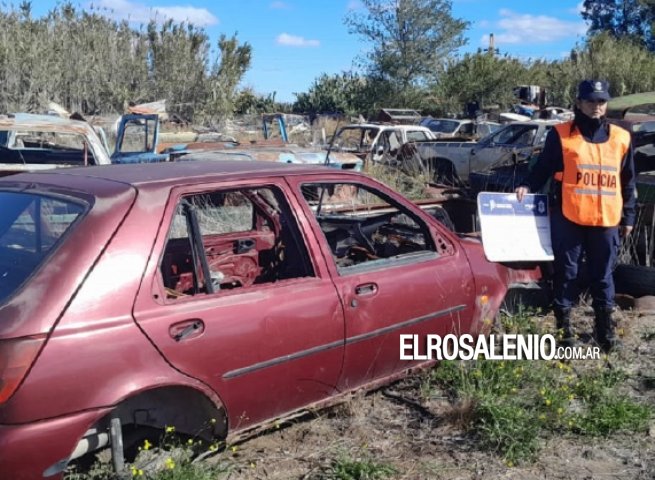 Desarmadero clandestino: hallan vehículos y autopartes robadas