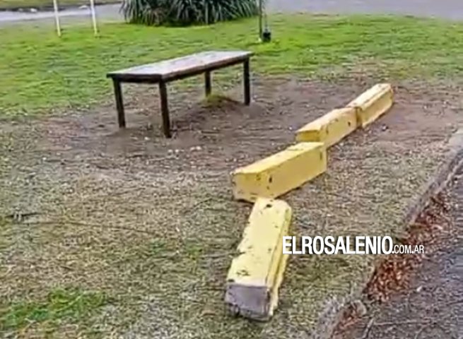 Más reclamos por vandalismo en el boulevard Avellaneda