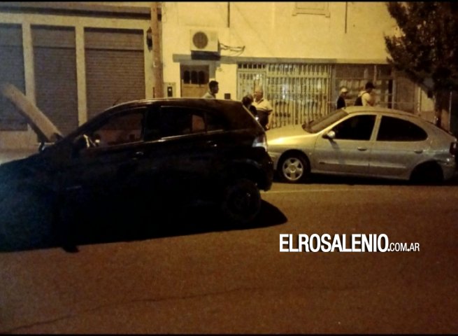 Chocaron otro auto que estaba estacionado.
