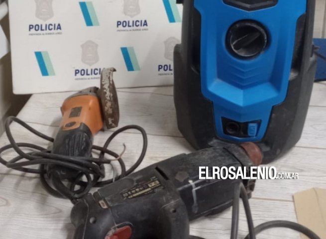 Detienen a un hombre armado, con droga y herramientas de dudosa procedencia en Punta Alta