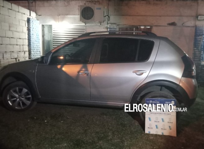 Realizaron allanamiento por el hurto de un auto y también encontraron armas de guerra