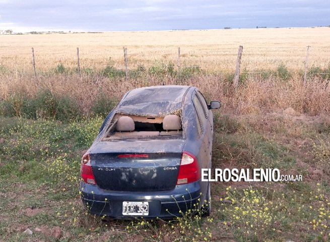 Desperfecto en un neumático produjo daños en un vehículo