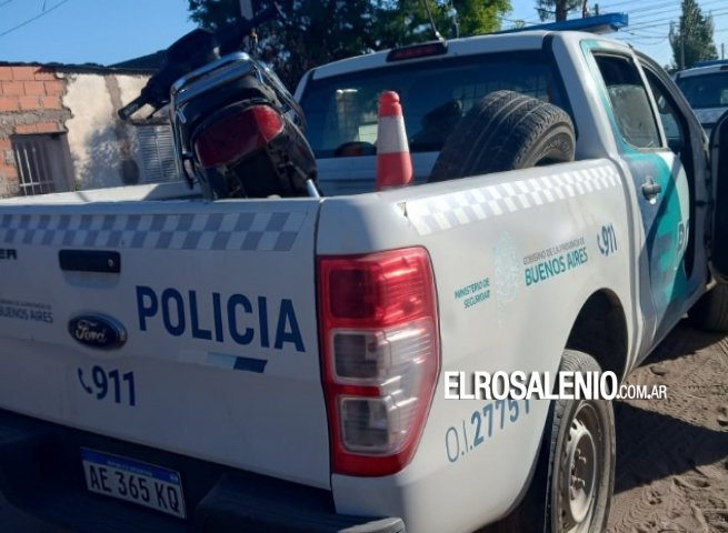 Encontraron una moto con la que habrían herido a una menor