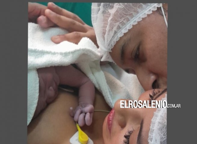 Llegó Celeste, la primera bebé del año en nuestro medio