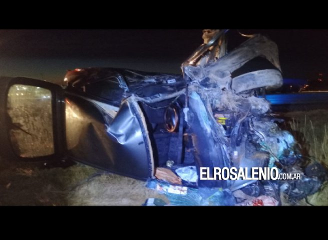 Tres heridos de gravedad en un fuerte choque en la autovía Atilio Fruet