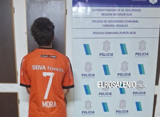 Fue aprehendido en la Ruta 229 con una moto que había robado minutos antes