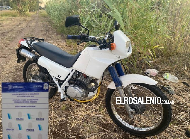 Fue aprehendido en la Ruta 229 con una moto que había robado minutos antes