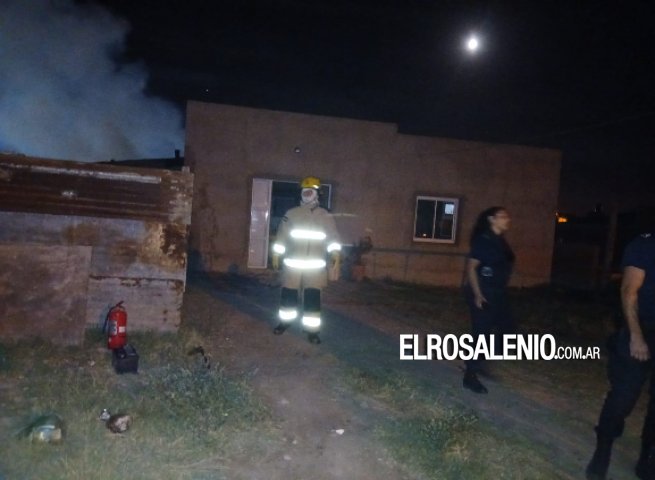 Incendio en una vivienda en Ciudad Atlántida