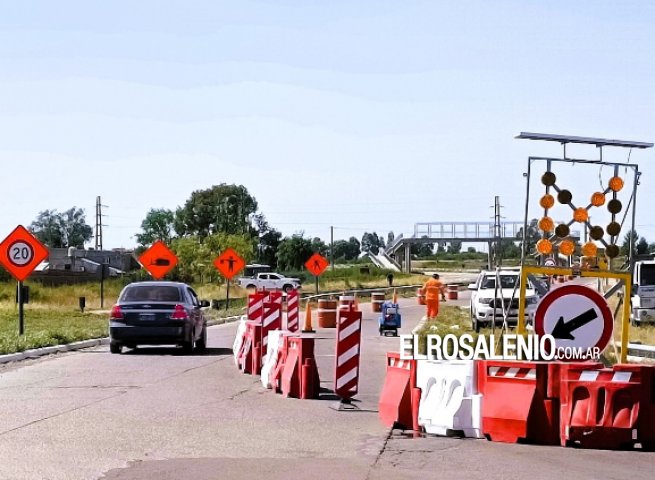 Por obras de reparación, cortan media calzada en la autovía de Ruta 3 