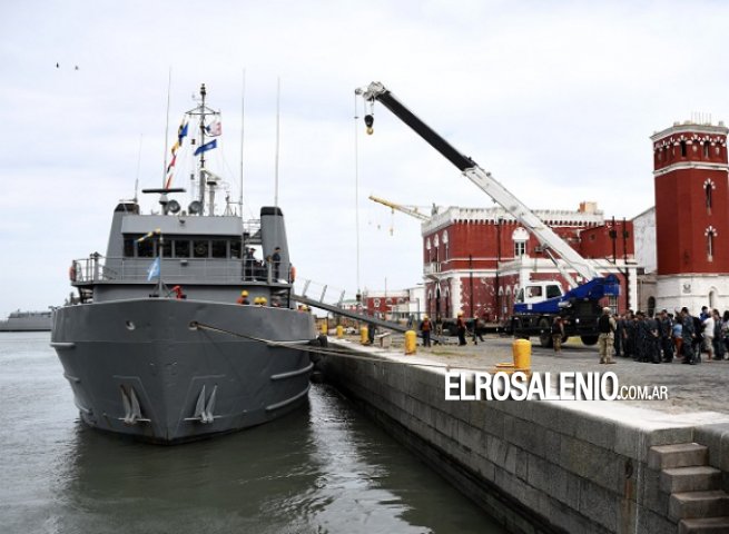 Zarpó el aviso ARA “Teniente Olivieri” hacia la ciudad de Ushuaia
