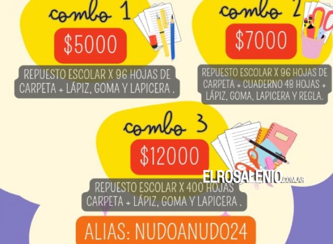 Nudo a Nudo realiza campaña de recolección de útiles escolares en buen estado