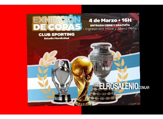Llega la Copa del Mundo y otros trofeos por los 100 años de Sporting