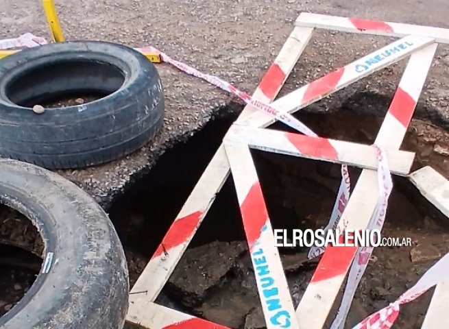 Precaución: Hundimiento de asfalto en Jujuy y San Luis