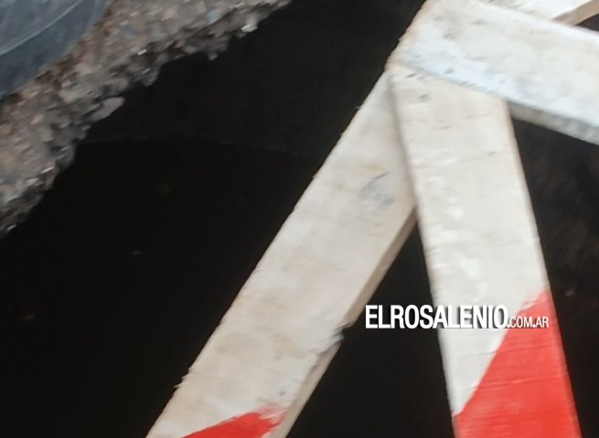 Precaución: Hundimiento de asfalto en Jujuy y San Luis