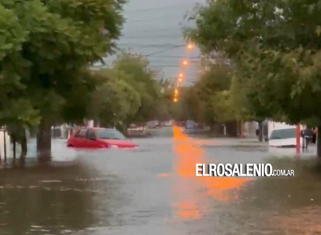 Fuertes lluvias causan cortes de energía en Punta Alta y Pehuen-Co