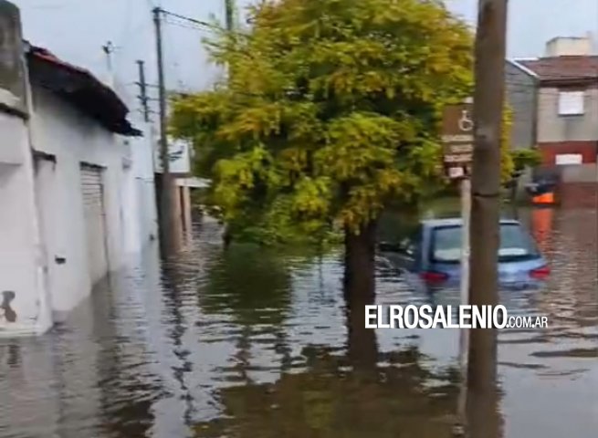 En una mañana llovió la mitad de lo que llueve en todo un año