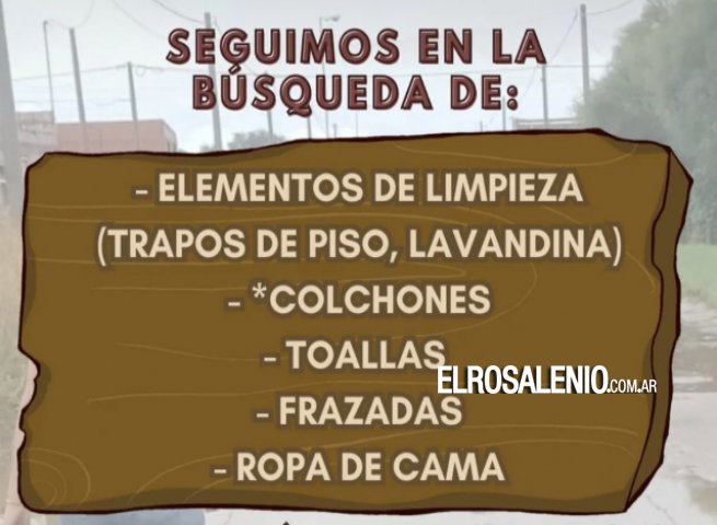Campaña de Nudo a Nudo para los afectados por el temporal en Punta Alta