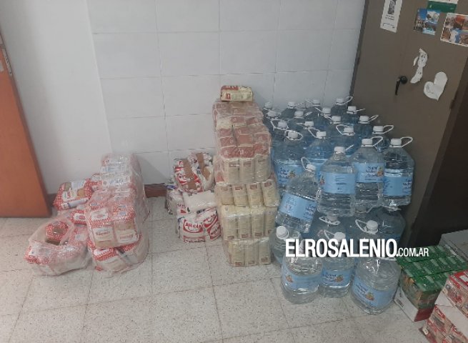 ATE recibió donaciones de todo el país y las entrega en Punta Alta y Bahía Blanca