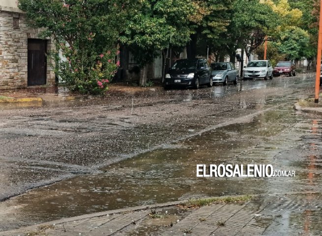 Nueva tormenta: otra vez granizó en la ciudad