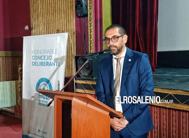 Aristimuño dio inicio a las sesiones ordinarias del Concejo Deliberante con un discurso de 2 horas