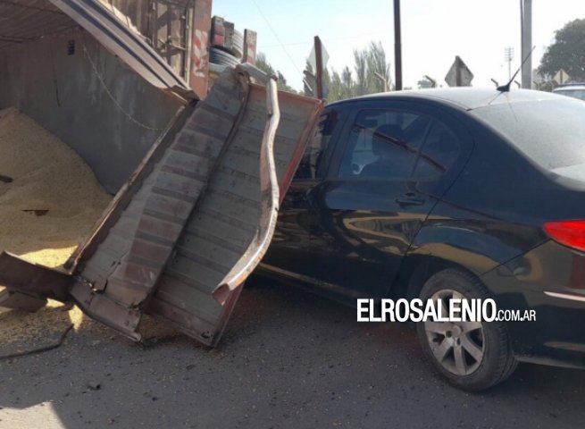 Impactante choque múltiple en Grünbein sin heridos