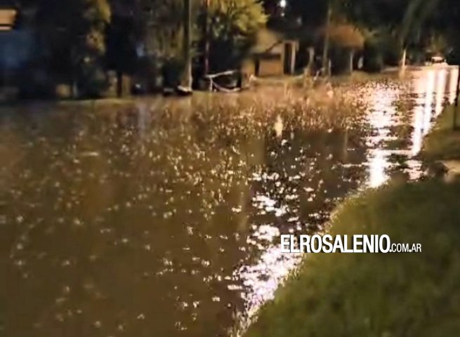 Preocupación en Barrio Albatros XX: “Acá también se inunda, pero con cualquier lluvia”