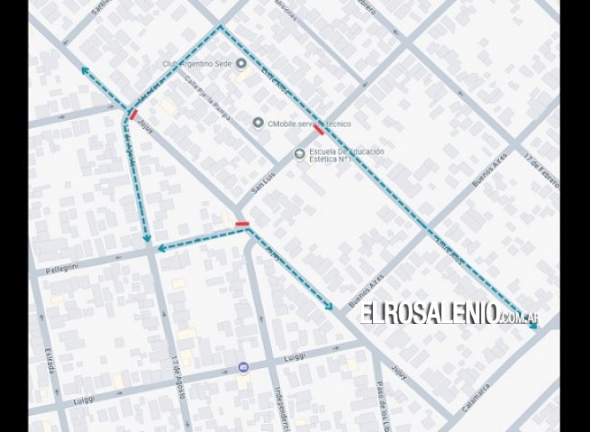 Corte de tránsito en Jujuy y San Luis por la pérdida de cloacas y hundimiento