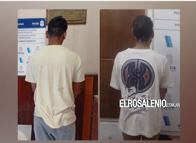 Dos jóvenes demorados en operativos policiales por registrar pedidos de paradero activo