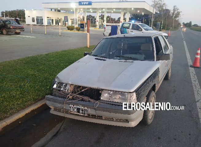 Una mujer fue derivada al hospital tras un choque en Colón al 3000