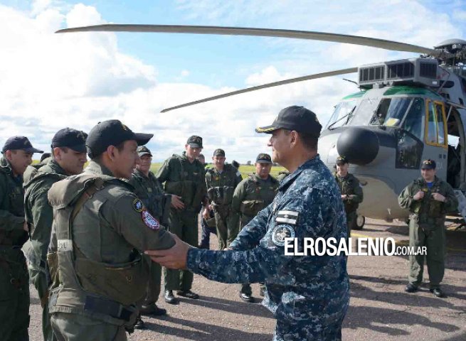 Los helicópteros Sea King arribaron a la Base Aeronaval Comandante Espora