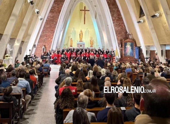 Gran participación del Grupo Vocal CantArte en concierto de Semana Santa en Tandil