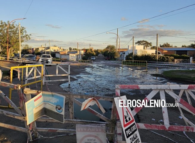 Comienza la reparación de caños en Jujuy y San Luis, hay cortes de calle