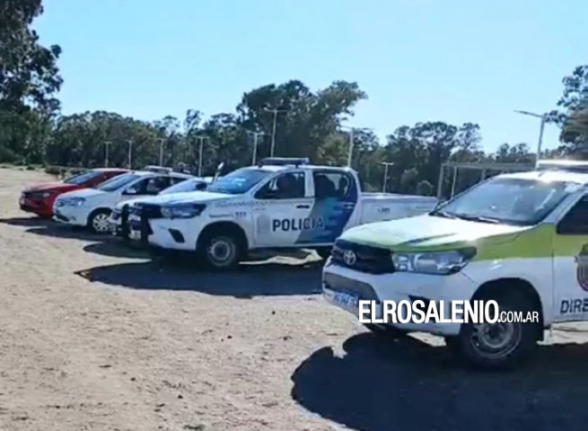 Operativo de búsqueda de Delfina Hecker en Arroyo Pareja